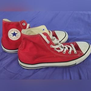 Red Classic Converse Mens 10